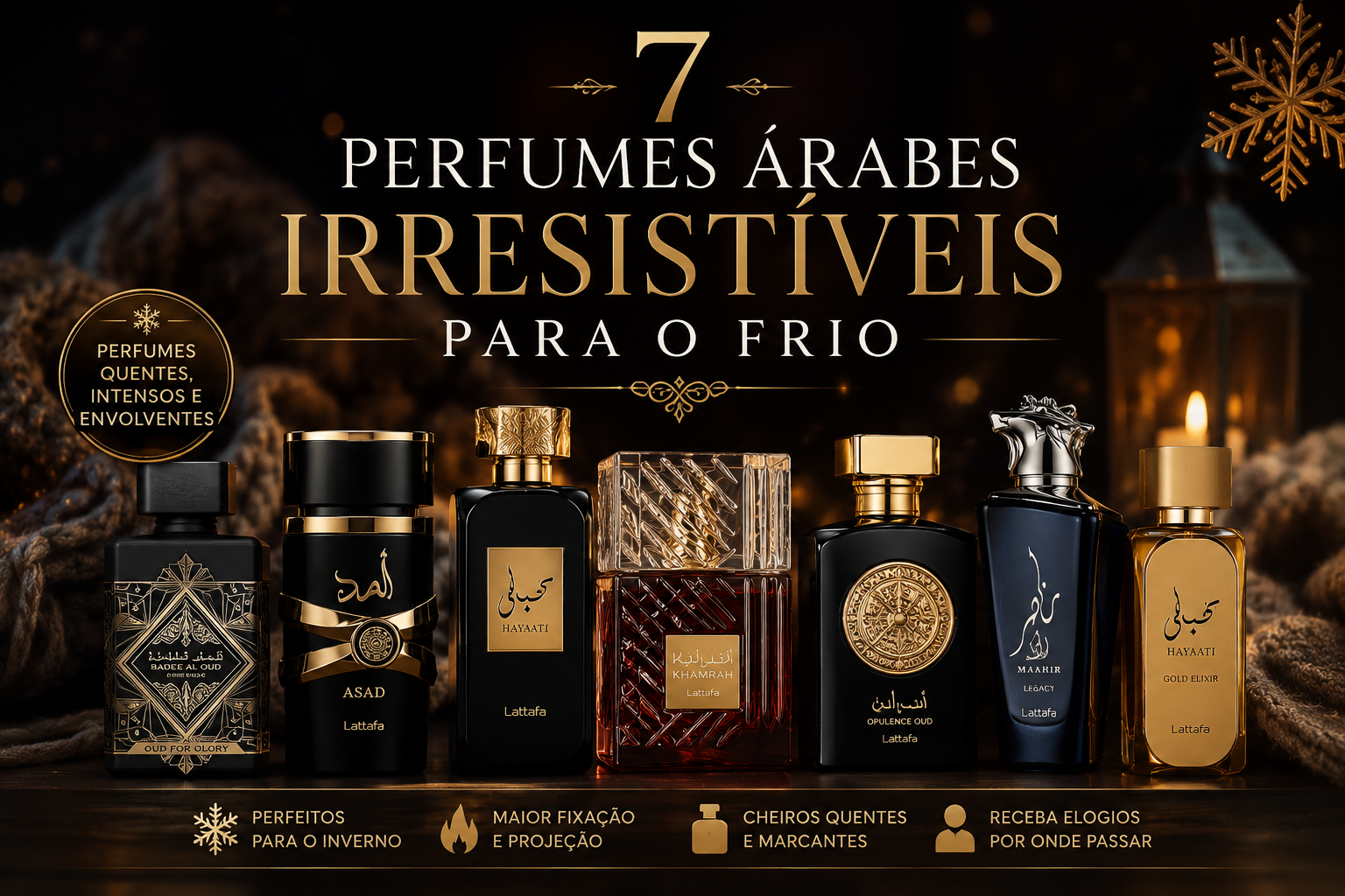 7 Perfumes Árabes Irresistíveis Para o Frio