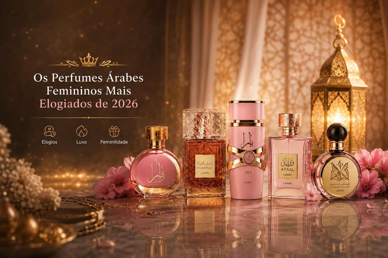 Os Perfumes Árabes Femininos Mais Elogiados de 2026