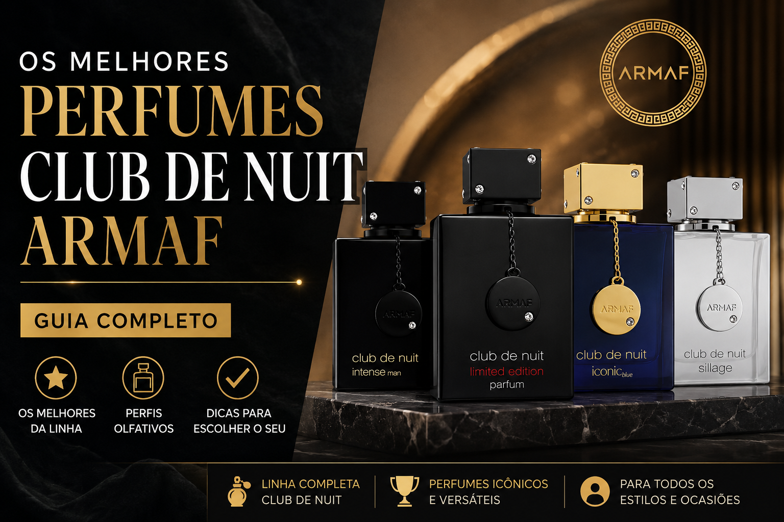 Os Melhores Perfumes Club de Nuit Armaf: Guia Completo Para Escolher o Seu