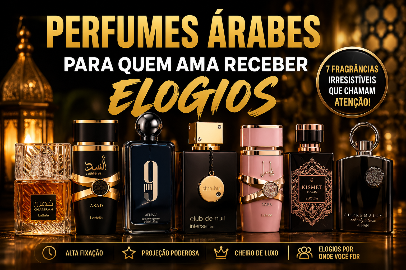 Perfumes Árabes Para Quem Ama Receber Elogios: 7 Fragrâncias Que Chamam Atenção