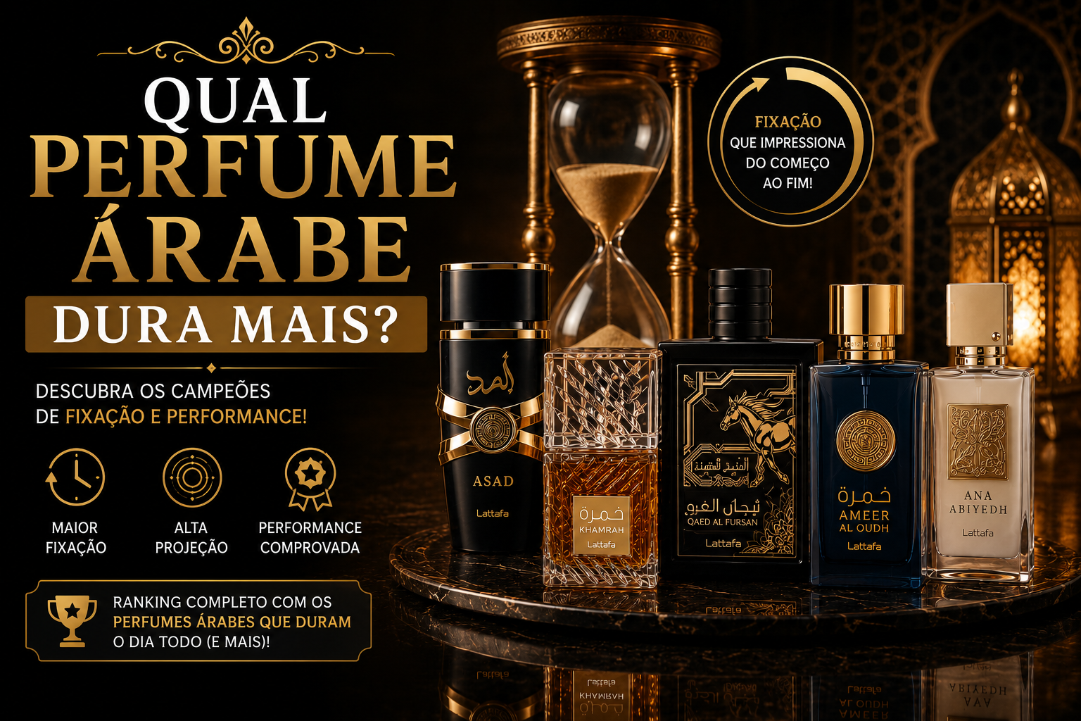 Qual Perfume Árabe Dura Mais? Os Reis da Fixação Eterna